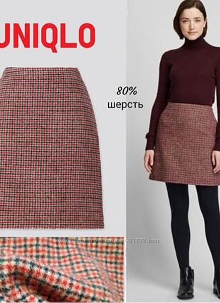 Спідниця Uniqlo з вовни розмір XS/S