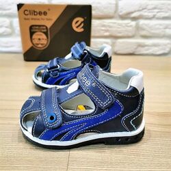 Кожаные сандалии Clibee AB212bw размеры 21-26