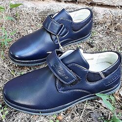 Туфли Clibee P305b синие для мальчиков 36-37