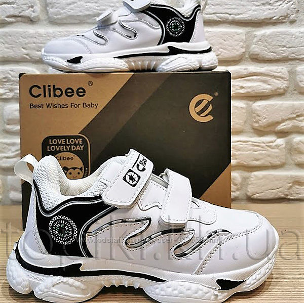 Кроссовки Clibee F998w белый 32-34