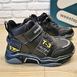 Деми ботинки Weestep 5901BK черный размеры 27-32