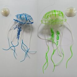 Медуза декоративна для акваріуму на присосці