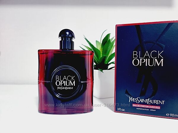 Yves Saint Laurent Black Opium Over Red - Распив, вишневая новинка 2023