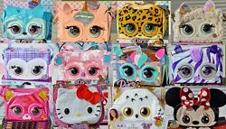 Інтерактивна сумочка іграшка Purse Leoluxe Minnie Mouse Сова Гаррі Кітті