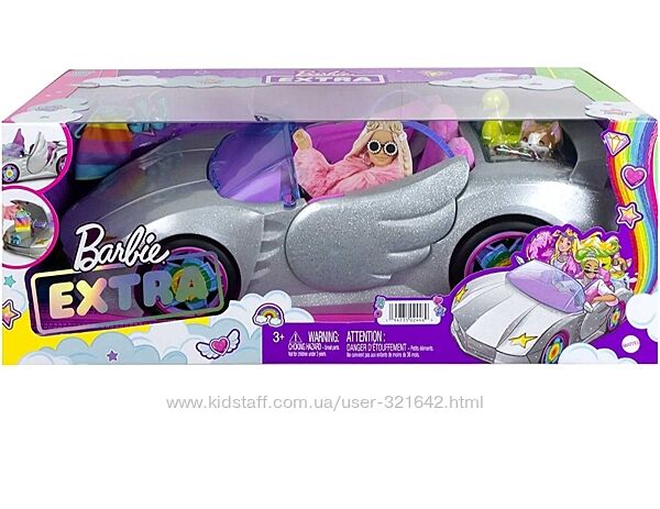 Кабріолет Barbie Extra машина Барби экстра Barbie Extra Sparkly car