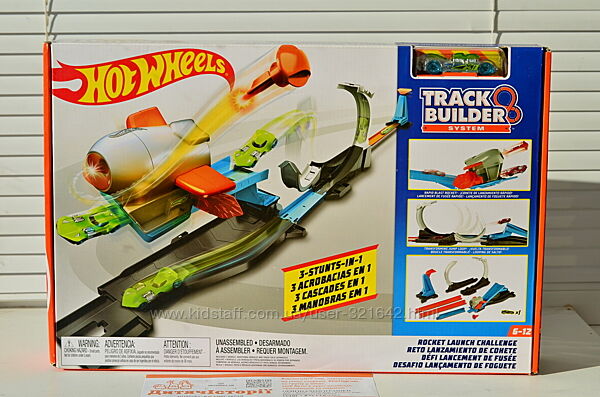 Трек Hot Wheels Rocket Launch пуск ракети петля вилс набір track Builder