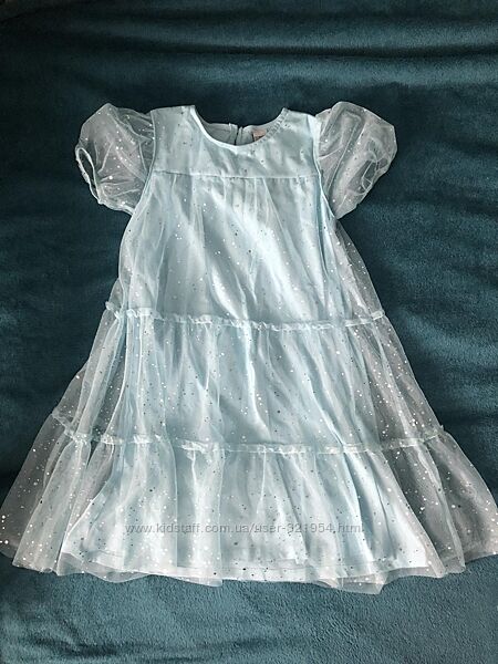 Ніжно-блакитна сукня LC Waikiki  9-10 років фатин-котон