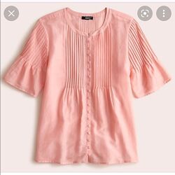 Невагома блузка преміум-бренда J. Crew шовк і бавовна