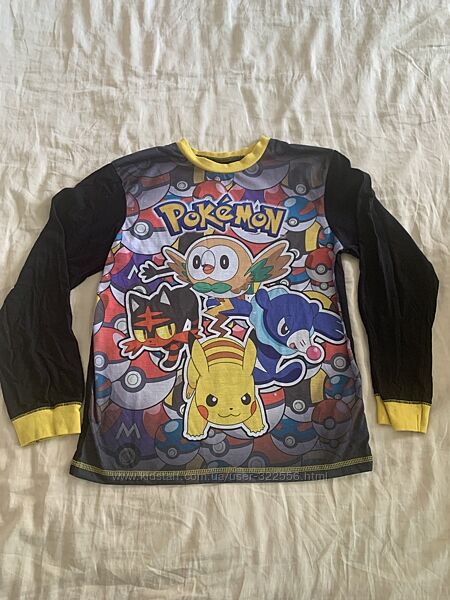 Фірмовий реглан футболка Pokemon Pikachu