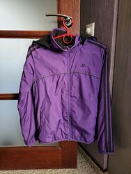 Куртка ветровка двусторонняя на флисе Adidas оригинал 152 р
