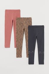 Упаковка 3 пары легинсов 3-4, hm
