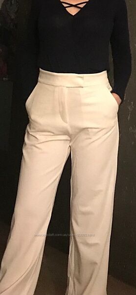 Брюки H&M с высокой посадкой. Размер M-L, L-XL