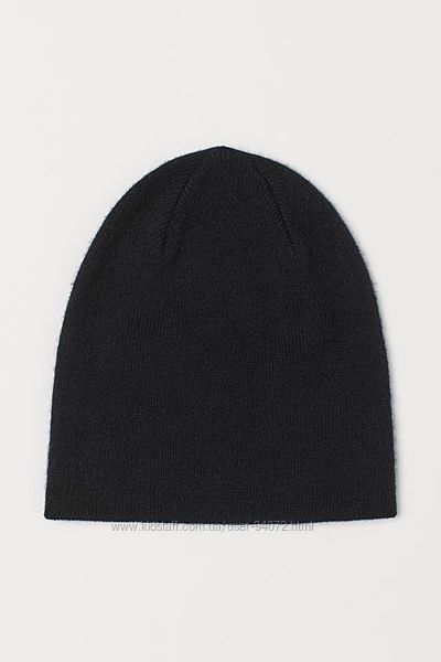 H&M Мужская шапка черного цвета в наличии