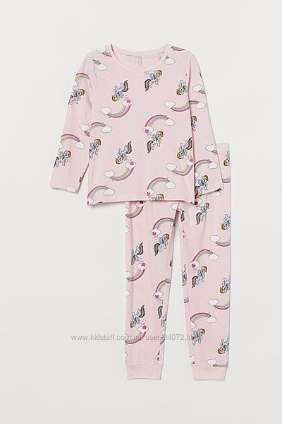 H&M Классная хлопковая пижамка My Little Pony для 10-12 лет
