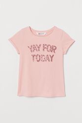 H&M Суперская футболочка с заклепками для 6-8 лет