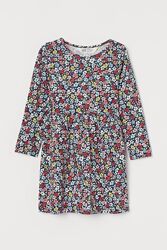 H&M Классное платье с цветочным принтом для 8-10 лет