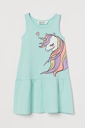 H&M Классный сарафанчик серии Unicorn для 4-6 лет