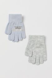 H&M Комплект из 2-х пар перчаток серии Frozen для 1,5-4 лет
