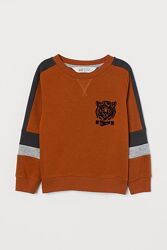 H&M Классный свитшот с тигром для 2-8 лет