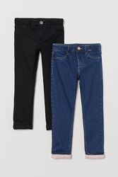H&M Классные джинсики с подкладкой для 5-6 лет