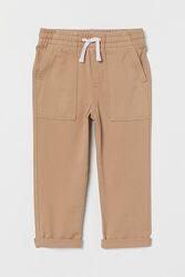 H&M Твиловые брюки без застежек для 3-4 и 8-10 лет