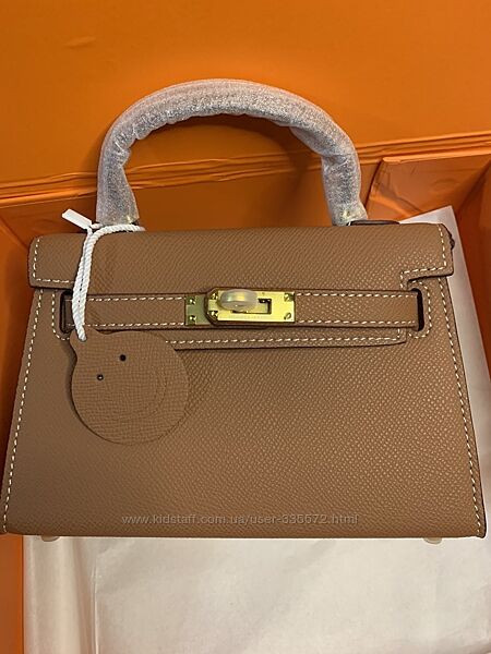 Сумка Hermes Kelly мини 19 cm фурнитура золото, в наличии 