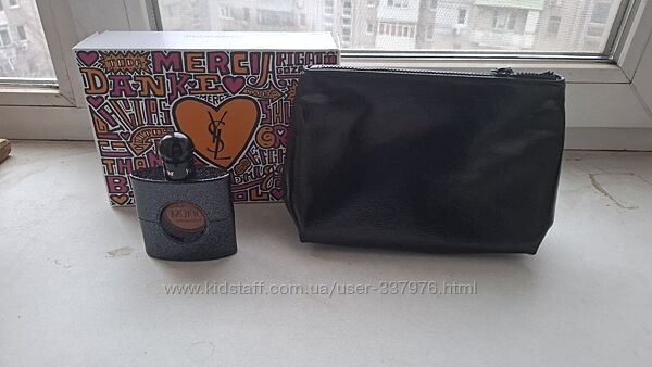 Парфюмированная вода yves saint laurent black opium 50 мл в наборе