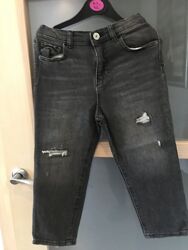 Новые фирменные джинсы Zara, dad fit 122см,510гр