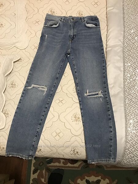 Новые фирменные джинсы Zara, Испания, на 13-14лет,164см580гр