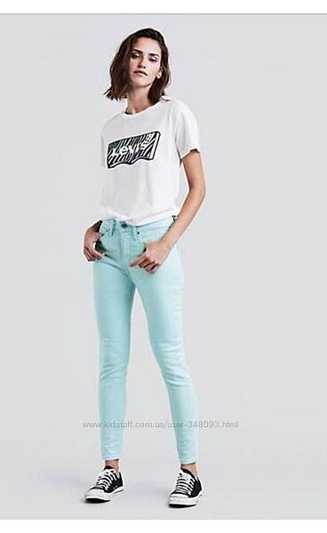 Джинсы Levi&acutes Women&acutes 721 High Rise Skinny Jeans W25 Оригинал