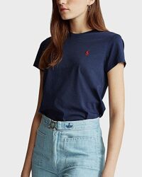 Брендовая женская футболка поло Polo Ralph Lauren