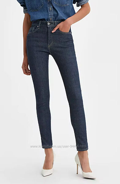 Levi&acutes 721 новые джинсы скинни облегающие оригинал