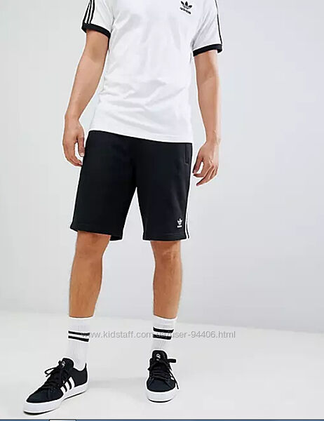 Мужские новые Шорти Adidas 3-Stripes Shorts Originals размер XL Ткань плотн
