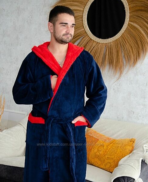 Махровые качественные халаты для мужчин