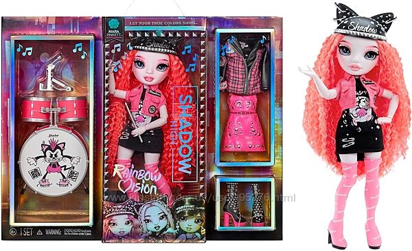 Кукла RAINBOW HIGH Vision Shadow High Neon Shadow-Mara Pinkett Neon Pink