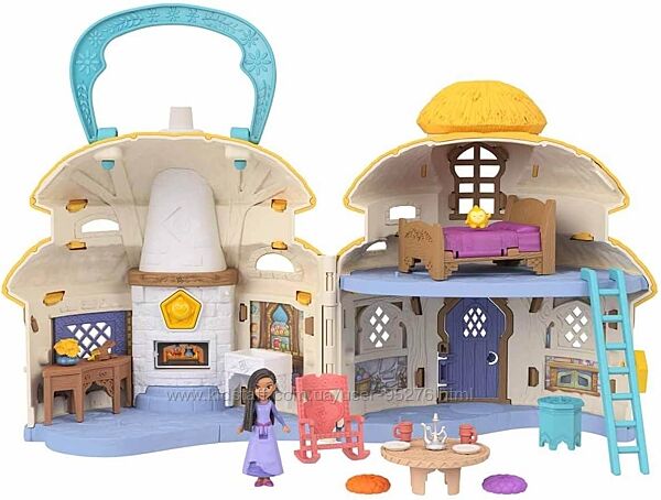 Набір домік заповітне бажання Mattel Disney Wish Mini Doll & Dollhouse Play