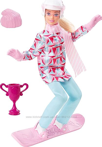 Barbie Winter Sports Snowboarder Blonde Doll Барби