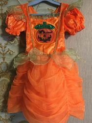 платье тыквы на Хеллоуин возраст 1-2 года