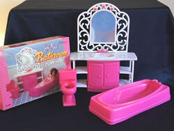 Мебель для кукол Gloria Ванная комната