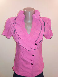Блуза женская Fashion с коротким рукавом р.42 Розовый