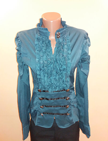 Блуза женская Base с длинным рукавом р.44 Изумруд