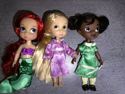 Дисней, міні аниматори, Рапунцель, Ариэль, Тиана