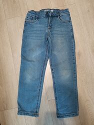 Теплі осінні джинси-фліс, штани х/б підкладка. 134-140 розмір