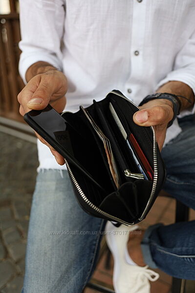 Чоловіче портмоне Техас, гаманець, клатч, якісна шкіра