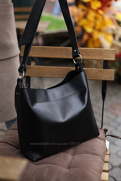 Шкіряна Сумка -Шопер, різні кольори