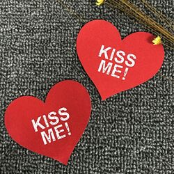 Наклейки на груди у вигляді сердечок KissMe стікіні