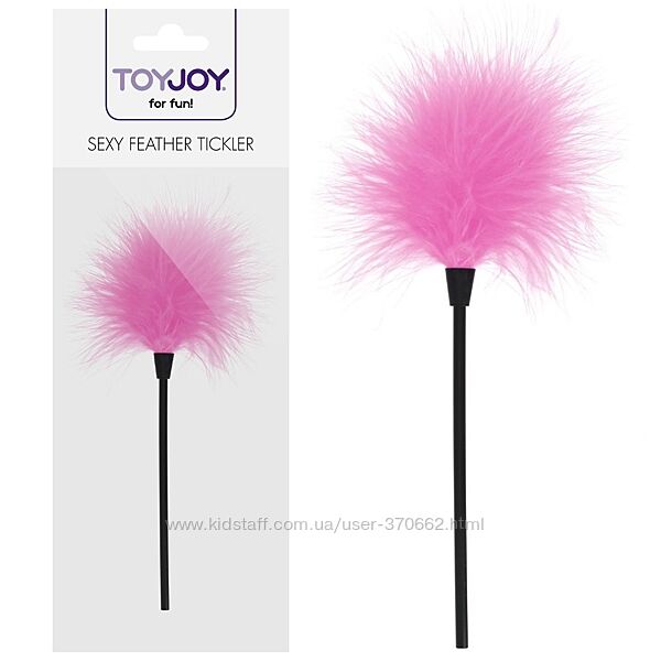 Розовый тиклер для щекотания Sexy Feather Tickler  от Toy Joy