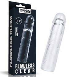 Прозрачная удлиняющая насадка с закрытой головкой  5 см от LoveToy