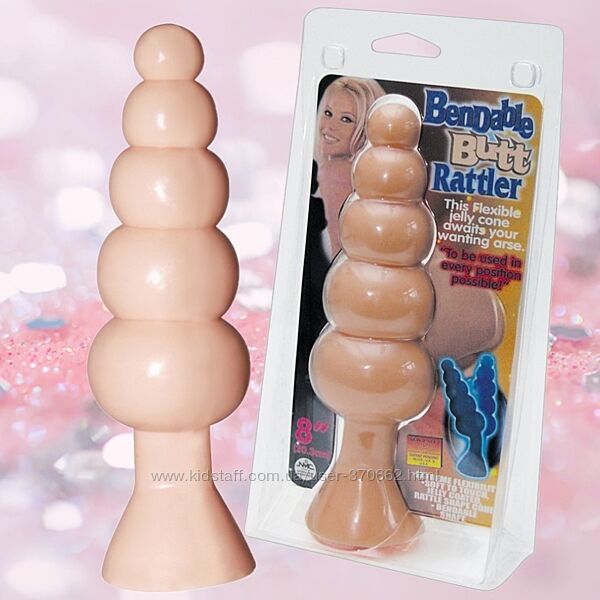 Анальний рельєфний стимулятор Small Tower від NMC діаметр до 4.5 см.