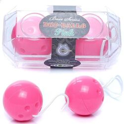 Шарики вагинальные Duo balls Pink от Boss, цвет розовый